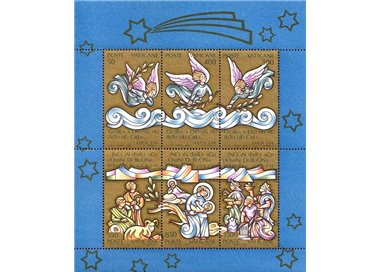 VATICANO 1988 Natale BF MNH**