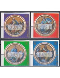 VATICANO 2002 Automatici 0,41 4v MNH**