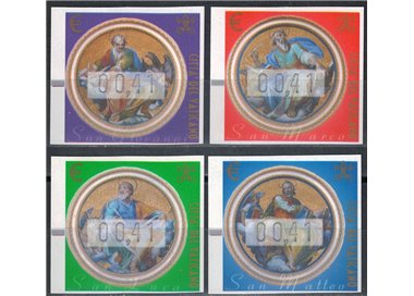 VATICAN 2002 Automatic 0.41 4v MNH**