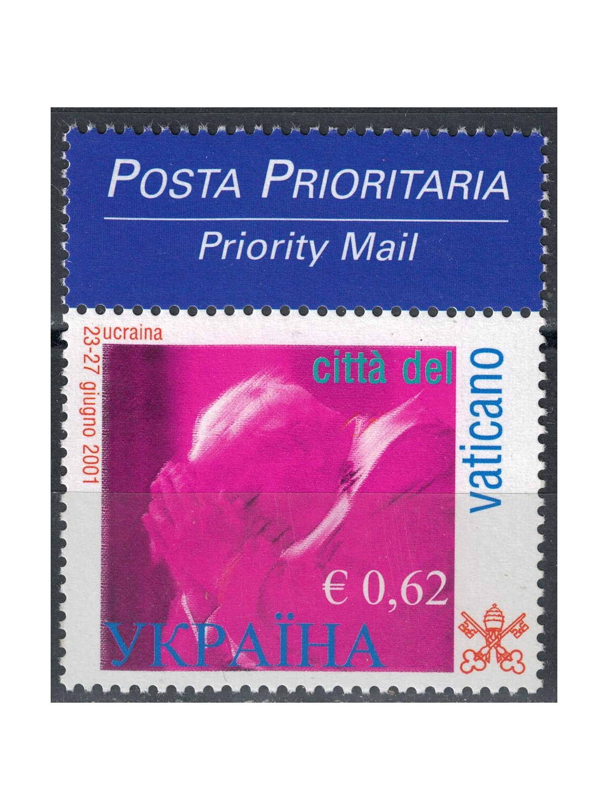 VATICANO 2002 Viaggi di Giovanni Paolo II da libretto MNH**