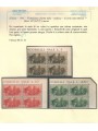 ITALIA REGNO 1941 Fratellanza d'armi (non emessi) in quartina 3v MNH** ©