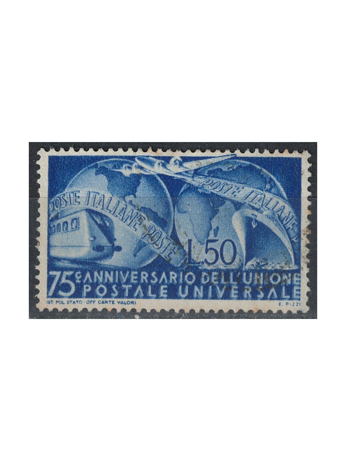 ITALY 1949 Variety Anniversary UPU 599a us