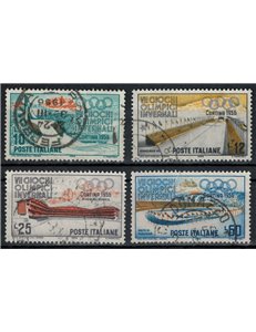 ITALY 1956 Winter Olympic Games 4v us