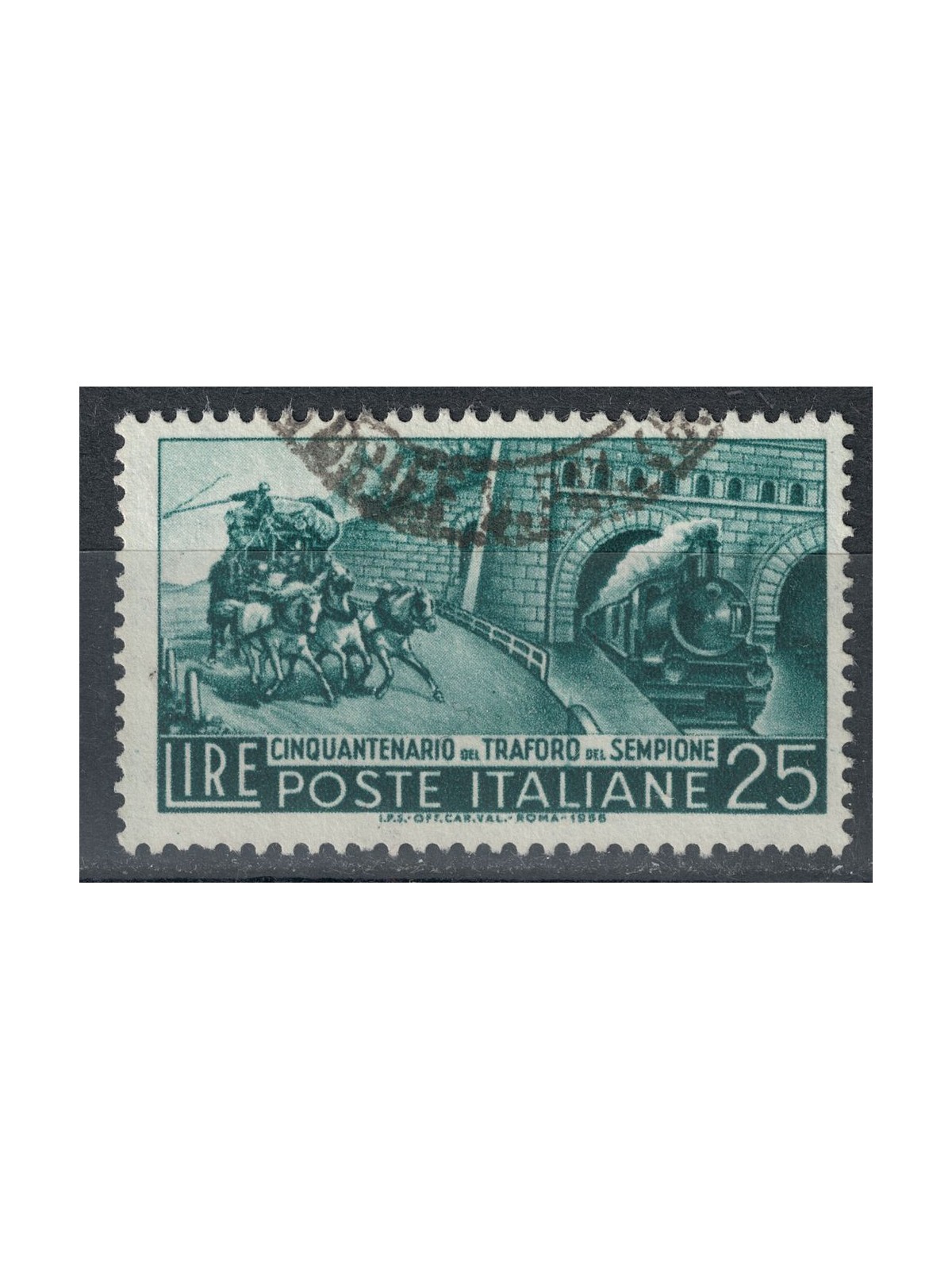 ITALY 1956 Simplon Tunnel us