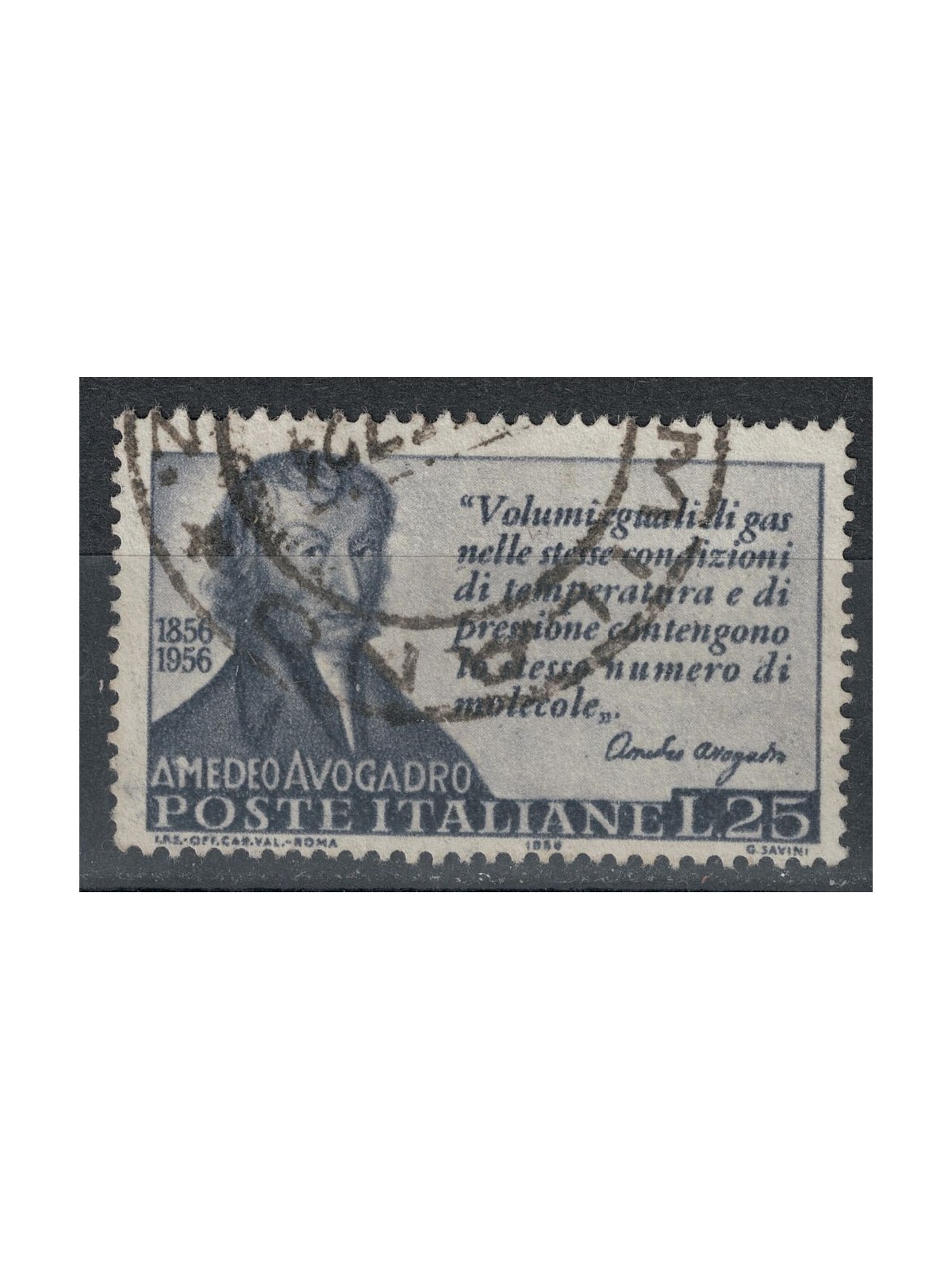 ITALY 1956 Amedeo Avogadro us