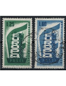 ITALIA 1956 Europa 2v us
