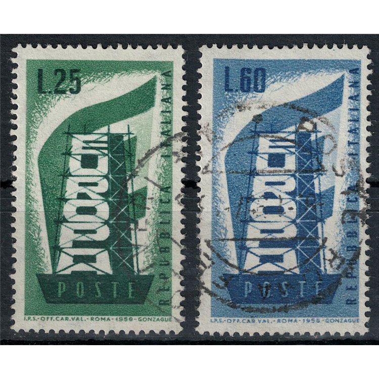 ITALIA 1956 Europa 2v us