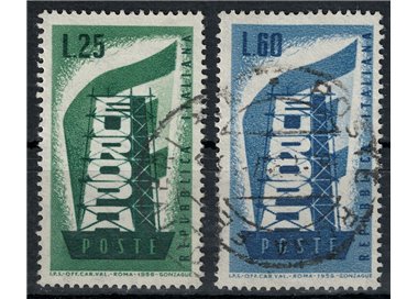 ITALY 1956 Europa 2v us