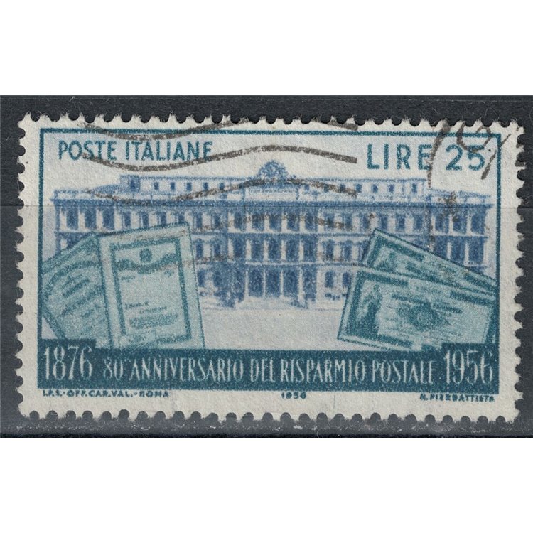 ITALIA 1956 Risparmio Postale us