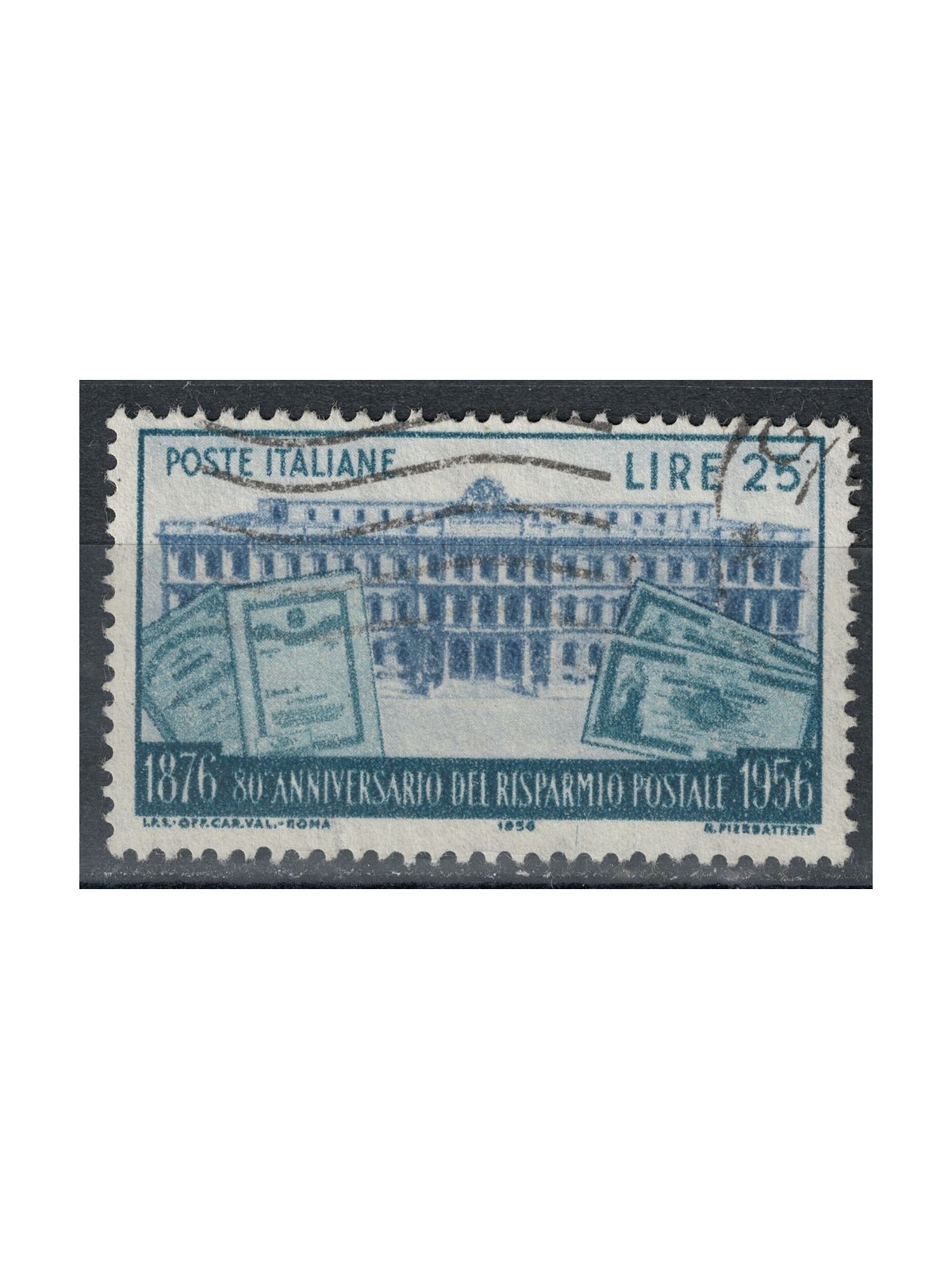 ITALY 1956 Postal Savings us
