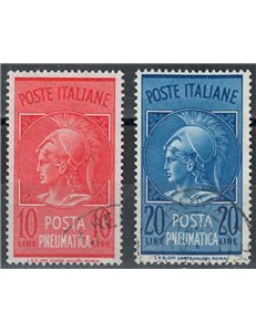 ITALY 1958-66 Pneumatic post 2v us