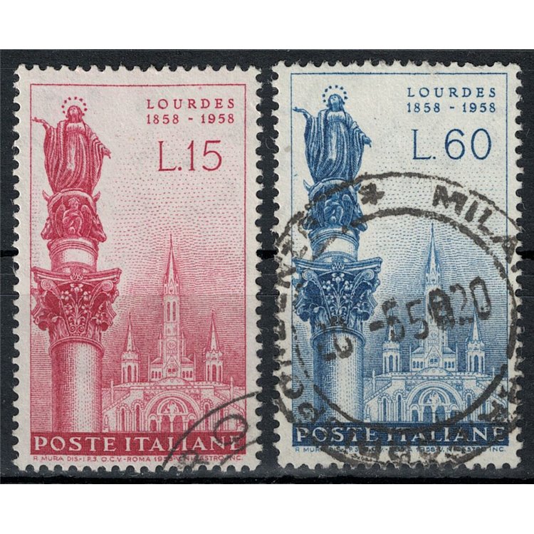 ITALY 1958 Apparition of the Virgin 2v us