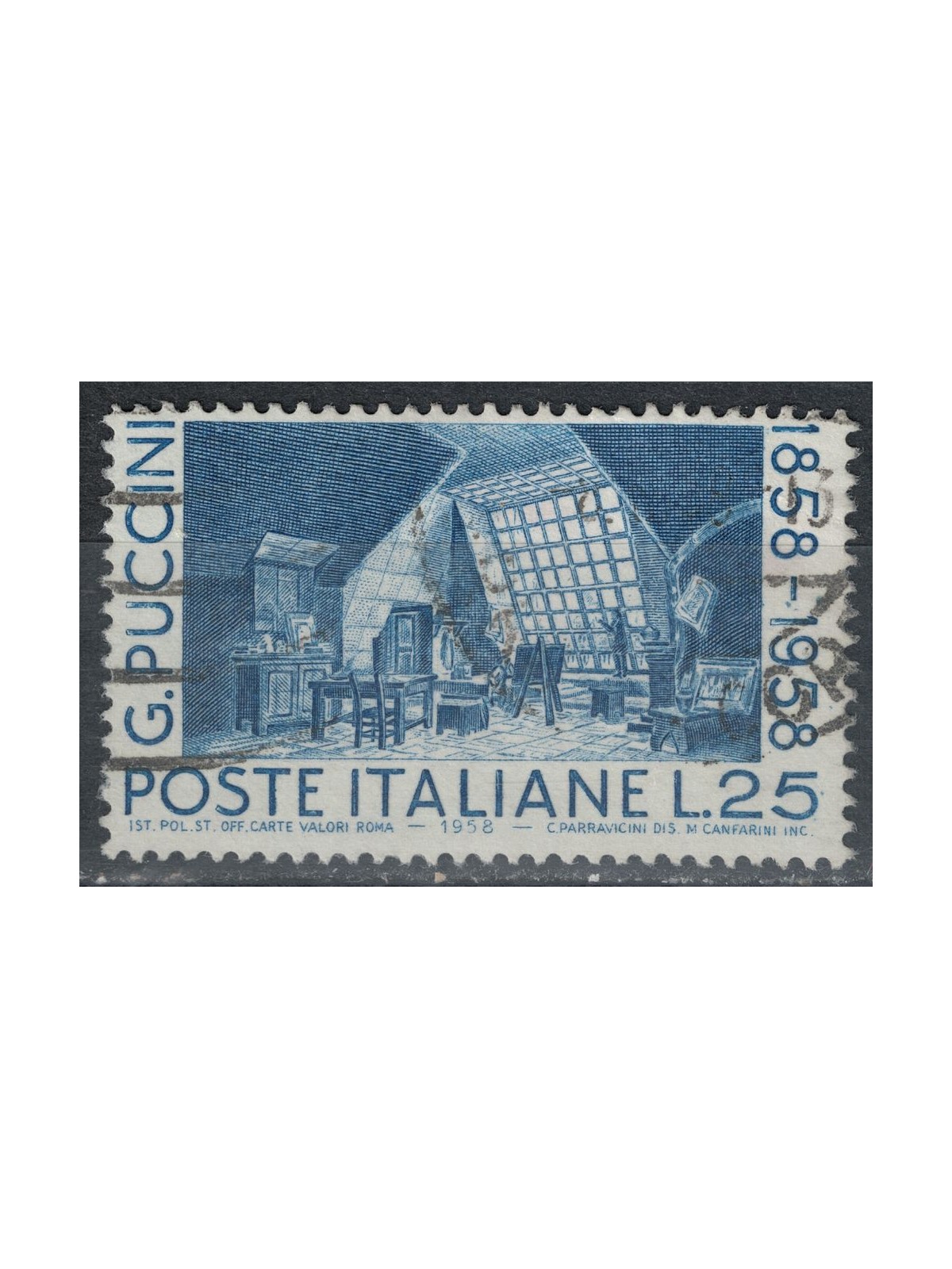 ITALY 1958 Giacomo Puccini us