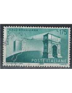 ITALY 1958 Italian-Brazilian friendship us