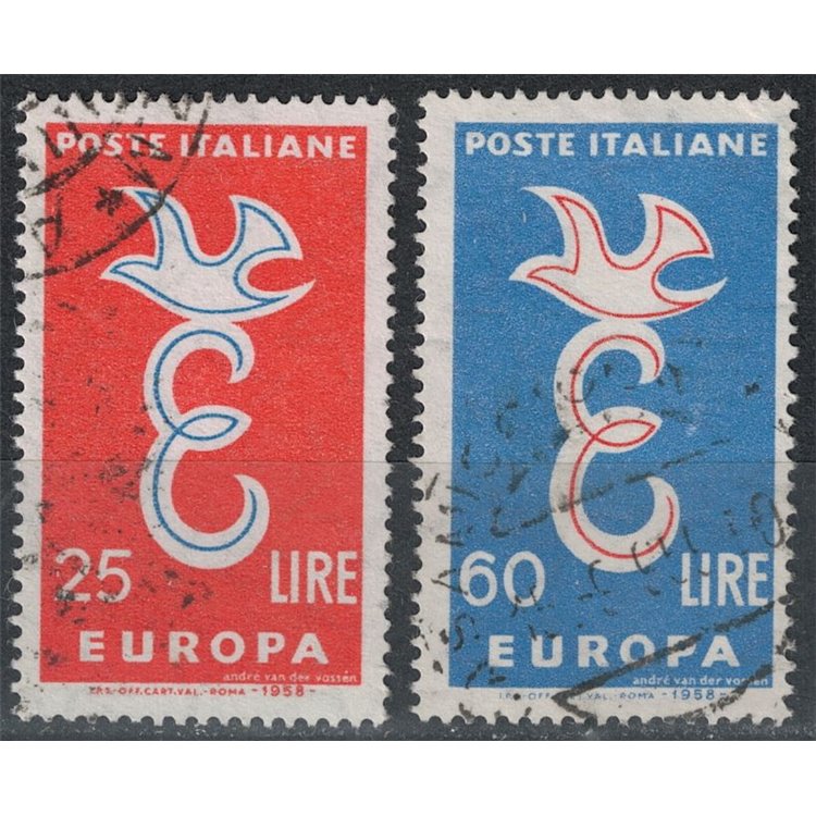 ITALIA 1958 Europa 2v us