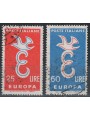 ITALY 1958 Europa 2v us