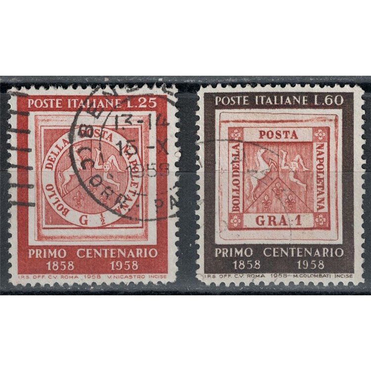 ITALY 1958 Kingdom of Naples 2v us