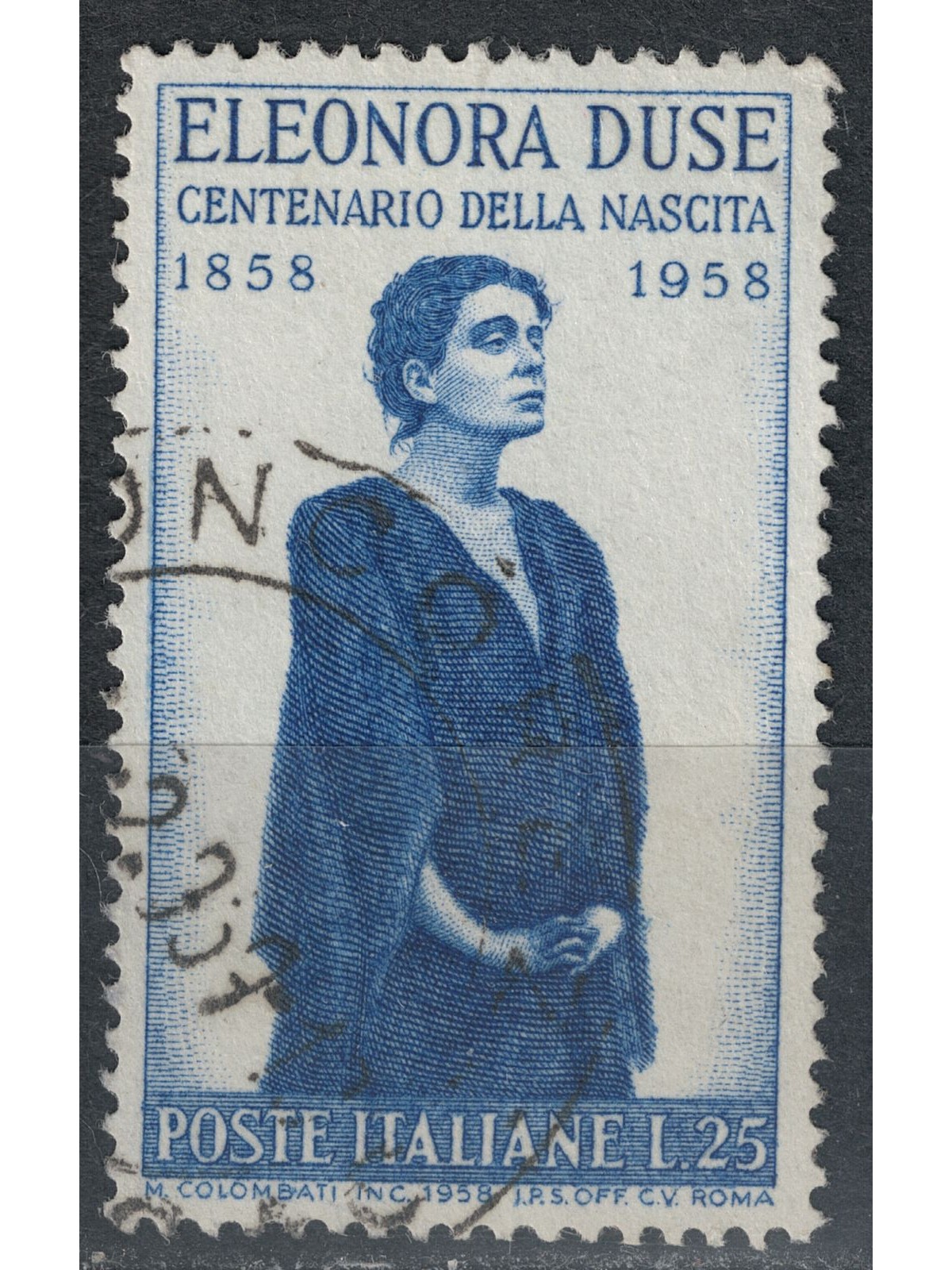 ITALY 1958 Eleonora Duse us
