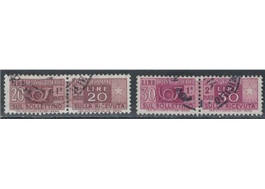 ITALIA 1973 Pacchi postali 2v us