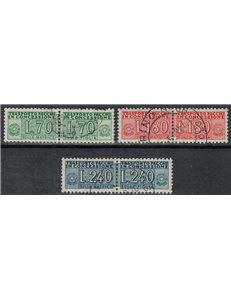 ITALIA 1966 Pacchi in concessione 3v us