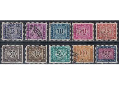 ITALIA 1955-66 Segnatasse (stelle) 10v us