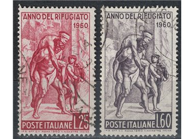 ITALIA 1960 Anno mondiale del rifugiato 2v us