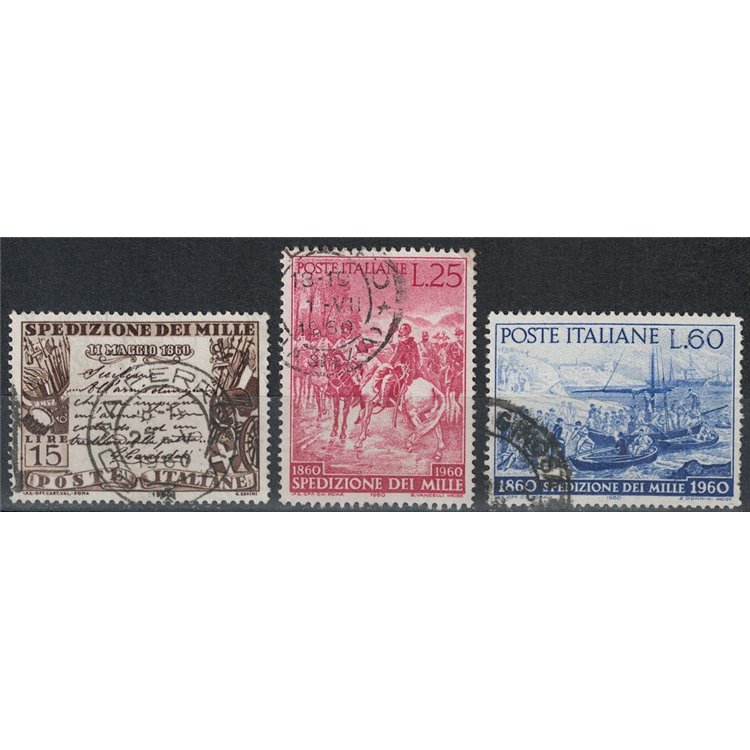 ITALY 1960 Expedition of the Thousand 3v us