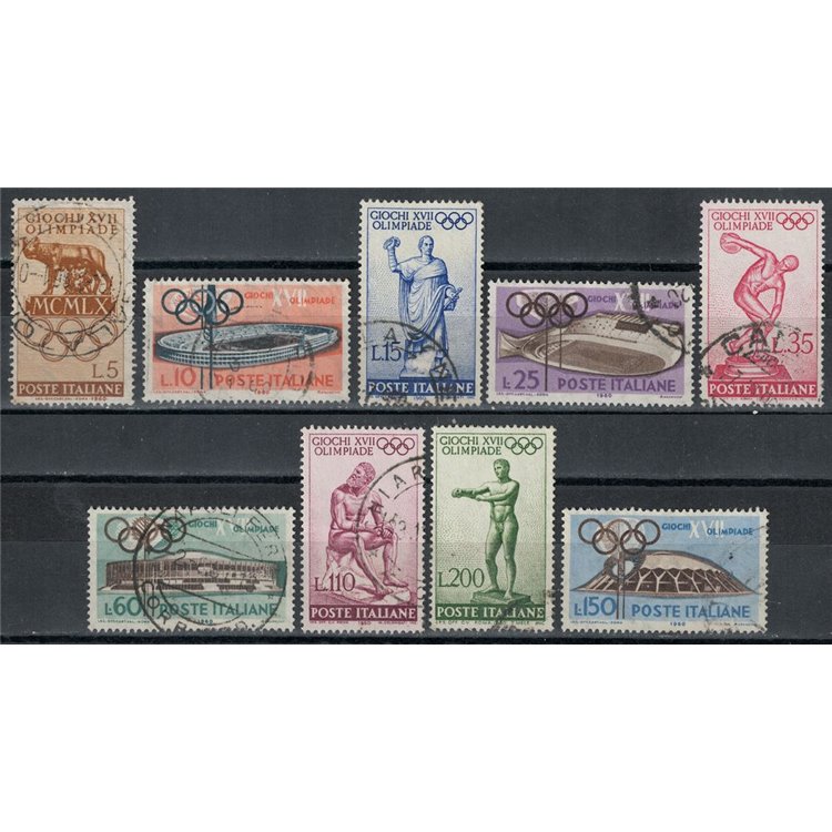 ITALY 1960 Olympics 9v us