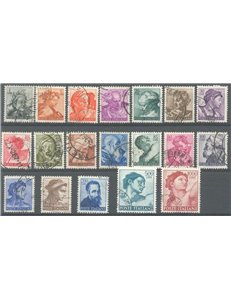 ITALY 1961 Michelangiolesca 19v us