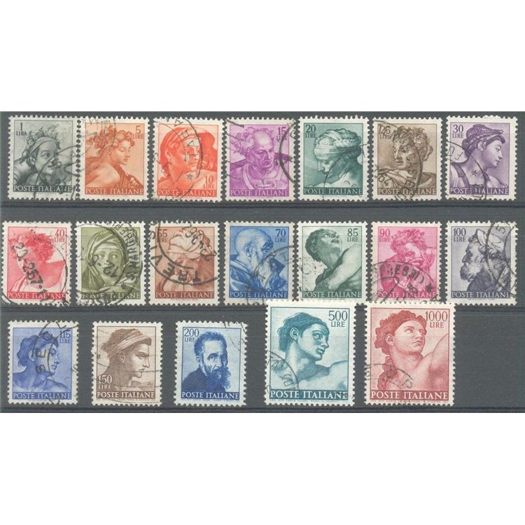 ITALY 1961 Michelangiolesca 19v us