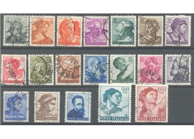 ITALY 1961 Michelangiolesca 19v us