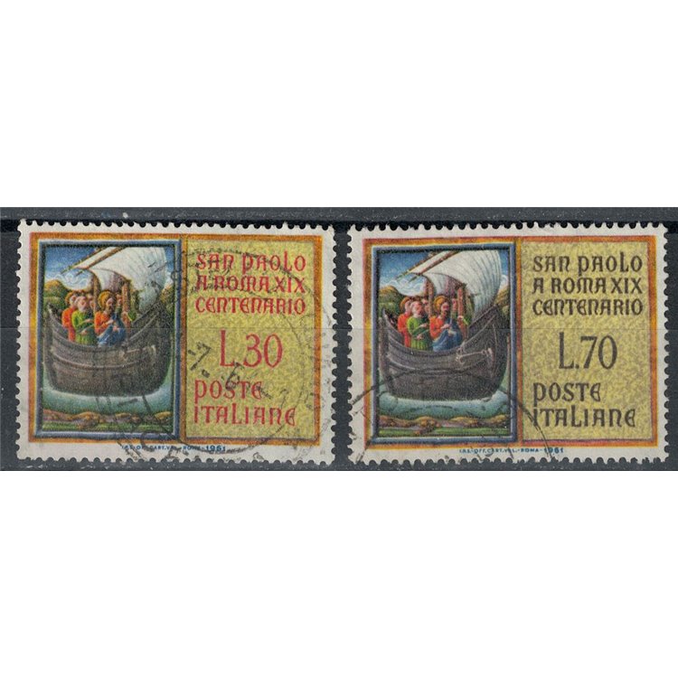 ITALY 1961 San Paolo 2v us