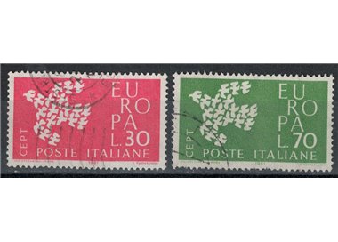 ITALY 1961 Europa 2v us