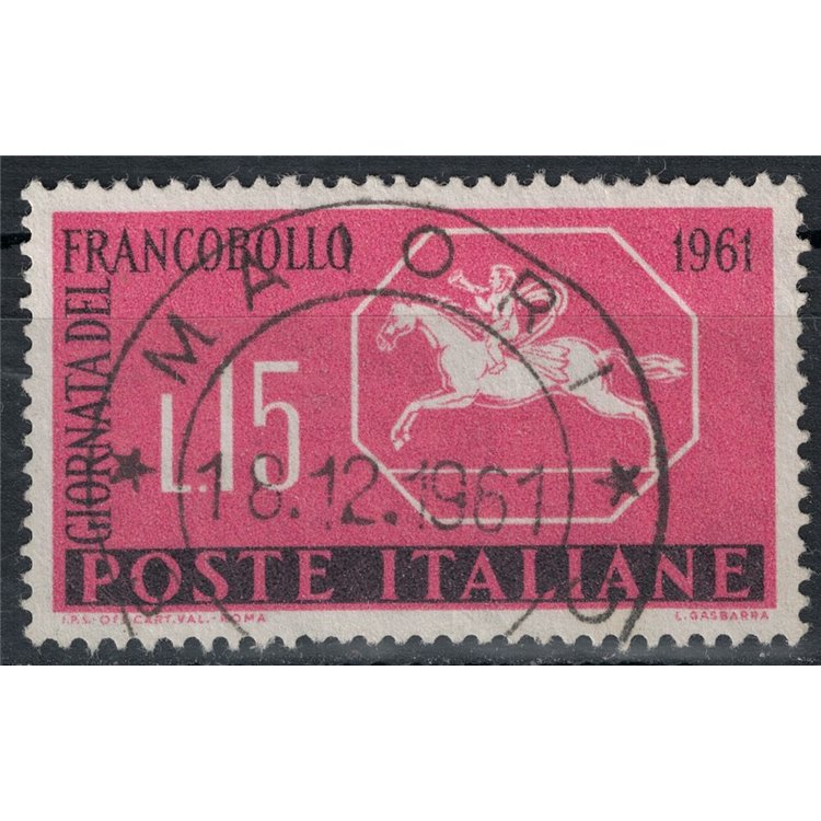 ITALIA 1961 Giornata del francobollo us