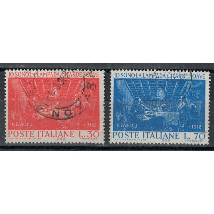 ITALY 1962 Giovanni Pascoli 2v us