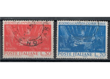 ITALIA 1962 Giovanni Pascoli 2v us