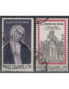 ITALY 1962 Saint Catherine of Siena 2v us