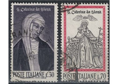 ITALY 1962 Saint Catherine of Siena 2v us
