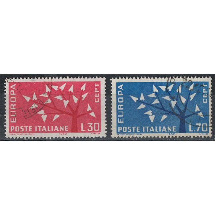 ITALY 1962 Europa 2v us