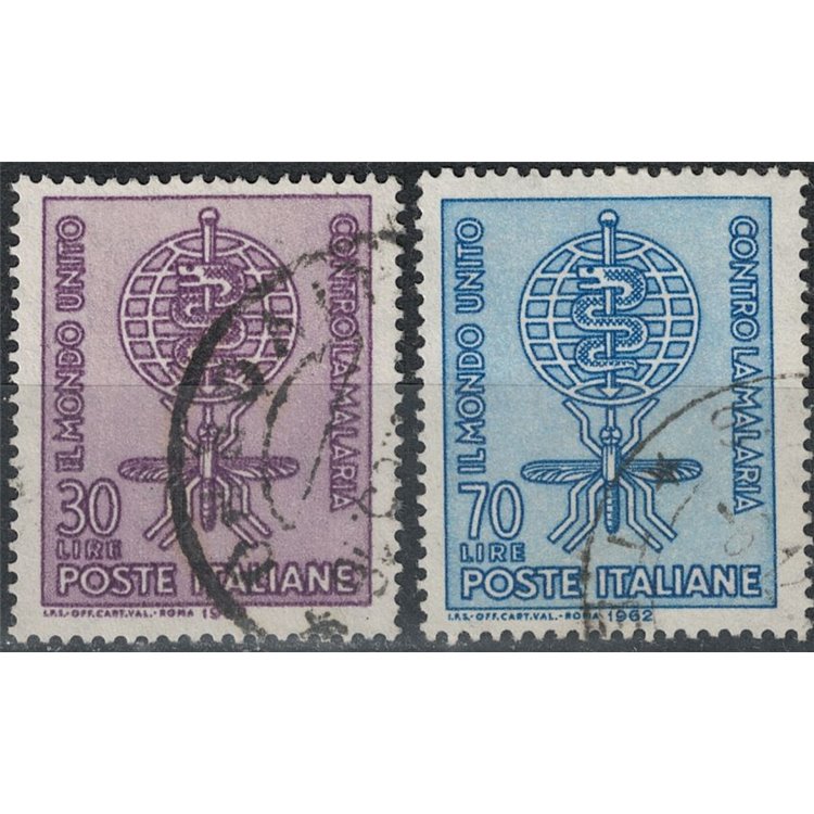 ITALY 1962 Campaign against malaria 2v us
