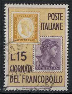 ITALY 1962 US Stamp Day