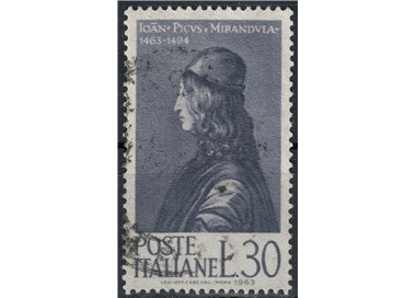 ITALY 1963 Giovanni Pico della Mirandola us