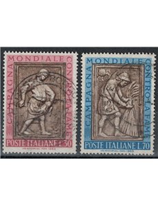 ITALIA 1963 Campagna mondiale contro la fame 2v us