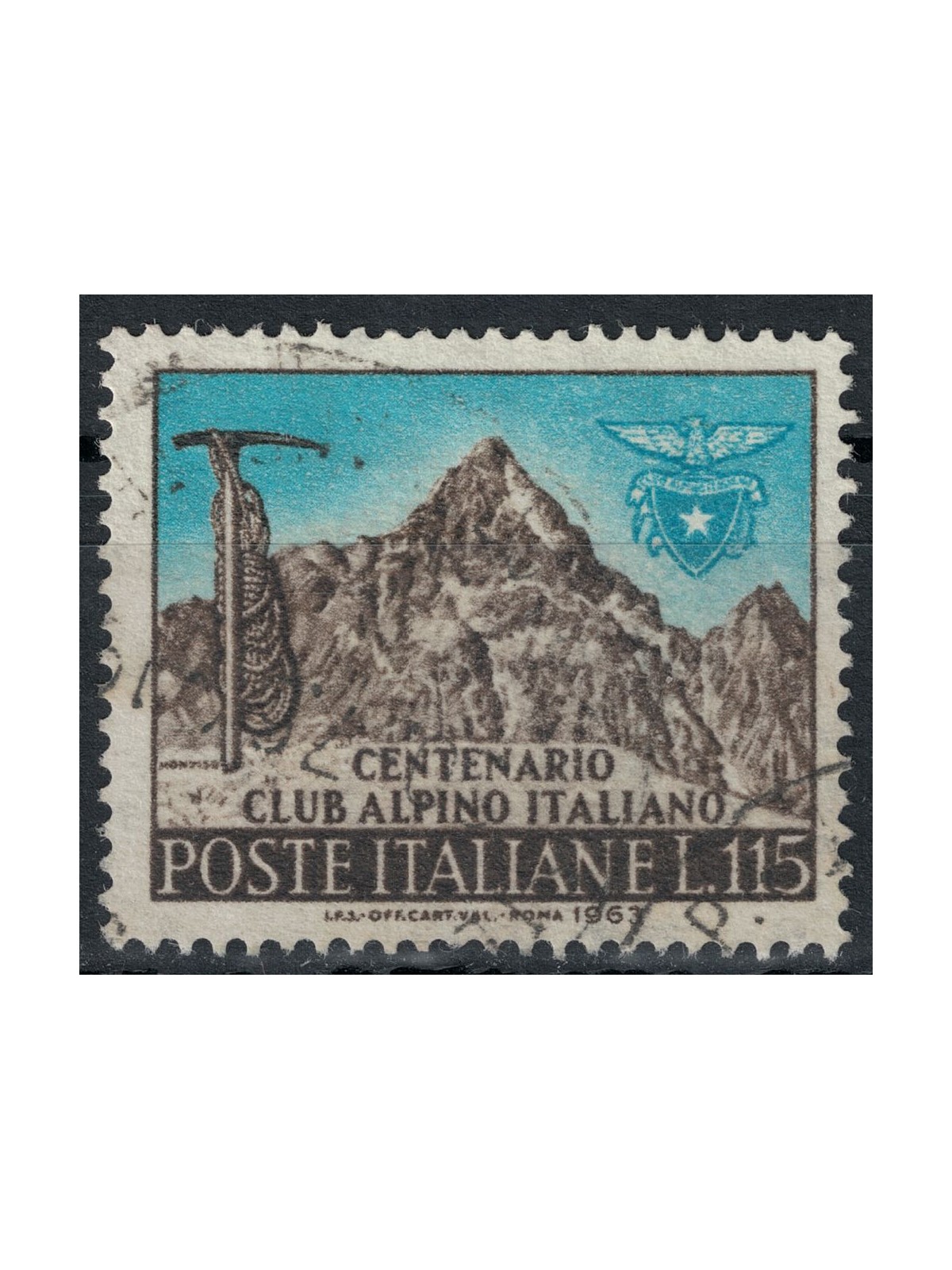 ITALY 1963 Italian Alpine Club us
