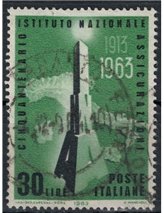 ITALIA 1963 Istituto Nazionale Assicurazioni us