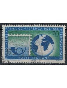 ITALY 1963 International Postal Conference us