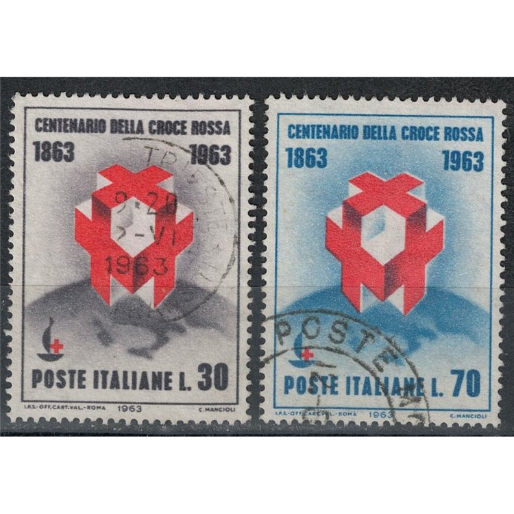 ITALY 1963 Red Cross 2v us