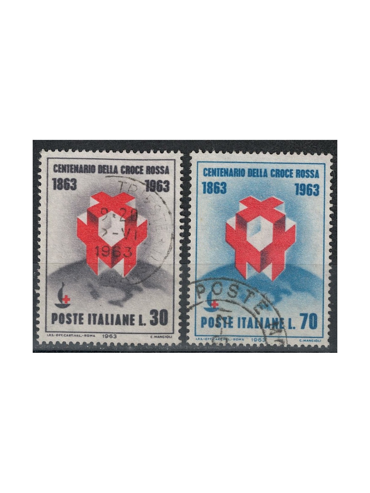 ITALY 1963 Red Cross 2v us