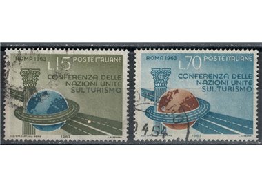 ITALIA 1963 Conferenza Nazioni Unite sul Turismo 2v us