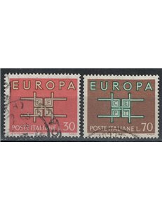 ITALY 1963 Europa 2v us